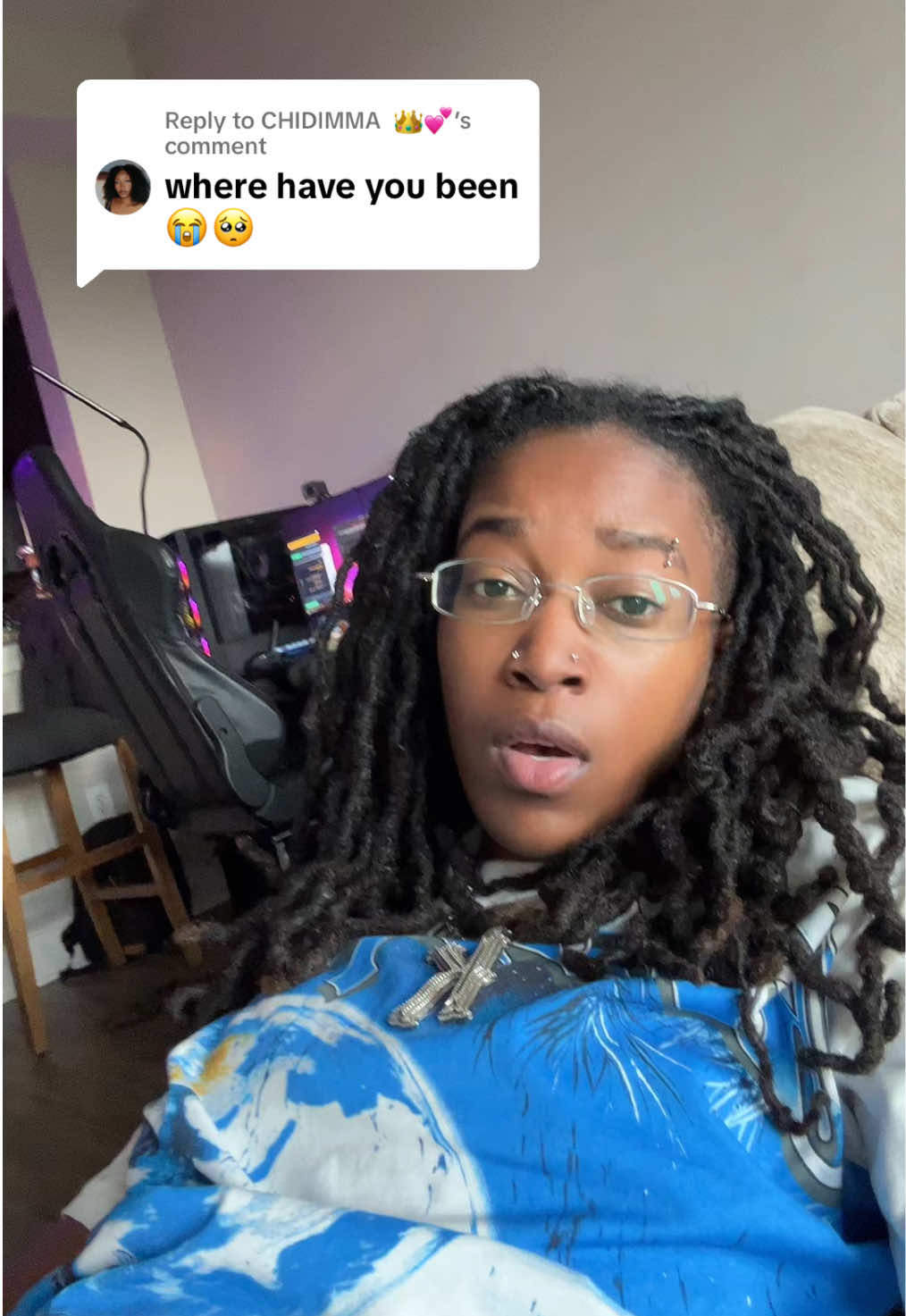 Replying to @CHIDIMMA  👑💕  umm CATCH ME LIVE ON TWITCH LINK IN BIO 🤍