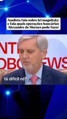 é Sr ministro Alexandre de Moraes tá difícil né ?