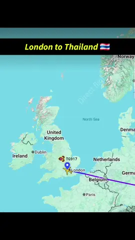 London to Bangkok Thailand 🇹🇭 😍 Flight duration 10 hours 30 mins ✈️ Thai Airways TG917