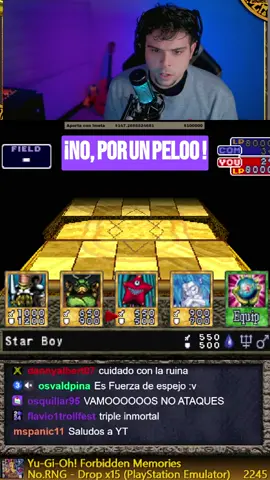 Nos falto un poco de suerte para ganar esta partidal!#YuGiOh #ForbiddenMemories #GamingFails #ReaccionesDivertidas #Peje