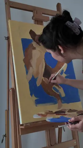 missing my simba so much 🫶🏻 (he’s alive i just moved away) #painting #paintingprocess #wip #acrylic 