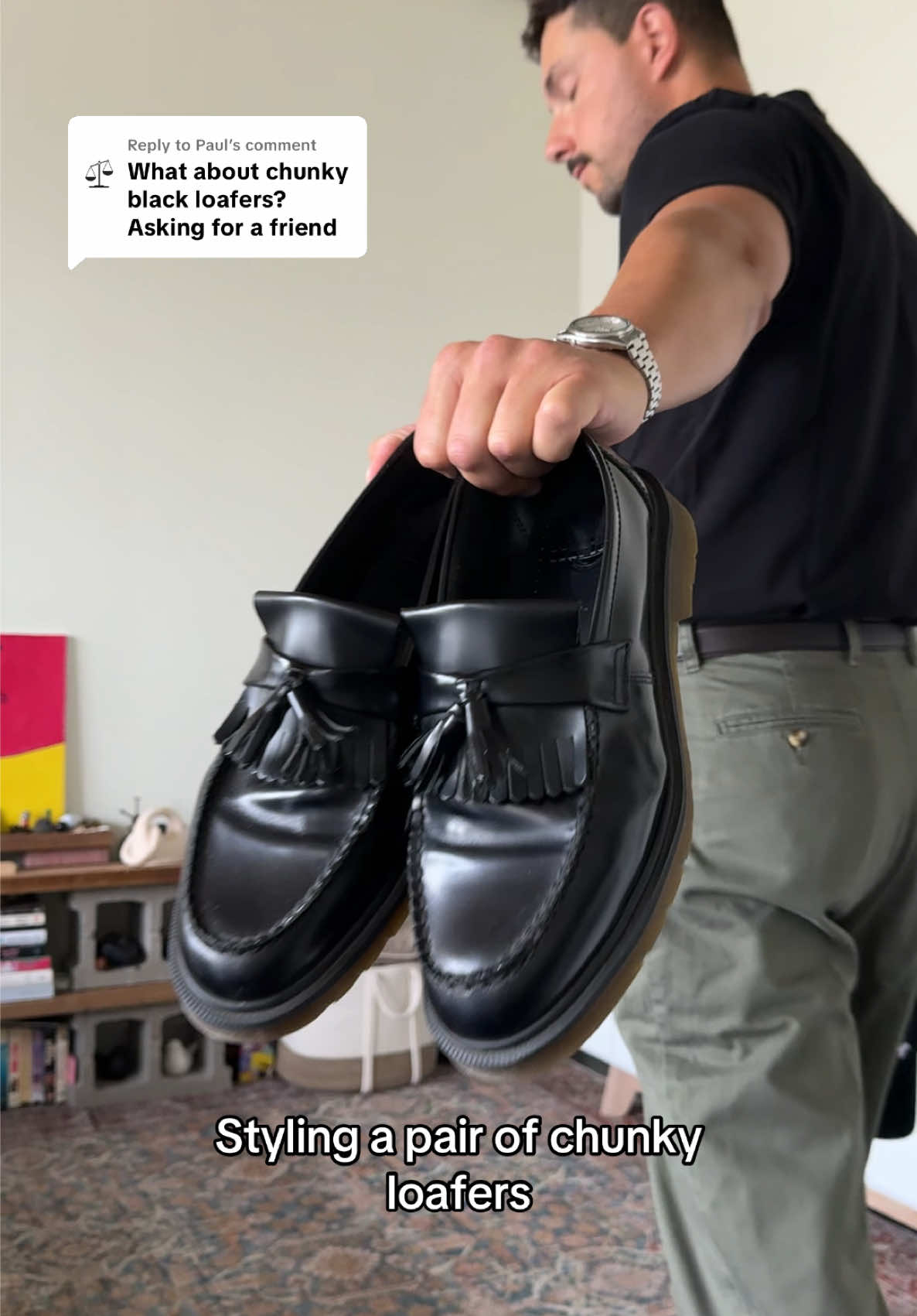 Replying to @Paul Styling a pair of chunky loafers, with a more than simple outfit #OOTD #loafers #loafershoes #outfits #outfitinspiration #inspodaily #outfitoftheday #mensfashion #mensfashionblogger 