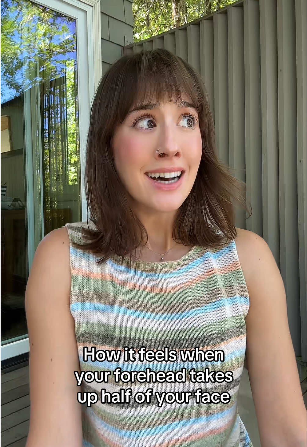 The baby hairs and eye veins add to the drama