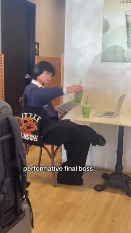 the matcha looks good tho 😏  #fyp #matcha #performative #fashion #lasvegas #cafe #ube 