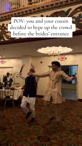 only practiced the night before🙏🏽🙂‍↕️  gangnam style x sadi gali 🕺🏽 footage credit to @Ridita Malik #desiwedding #shaadi #weddingentrance #desitiktok #weddingvibes 