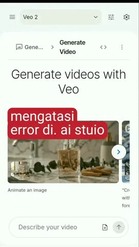 cara mengatasi error di ai studio #tutorial #ai #aistudio #about #solve 