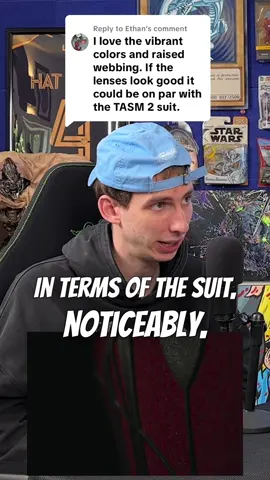 Replying to @Ethan what kind of eyes should the Spiderman Brand New Day suit use???? @Wafellow #spidermannowayhome #spidermanbrandnewday #tomholland #tonystark #ironman #mcu #marvel #sony #suit #reveal #suitreveal #brandnewday #spidermansuit #cosplay #comictok #movietok #podcastclips #podcast #theescapepodpodcast #tiktokfilmtvcompetition 