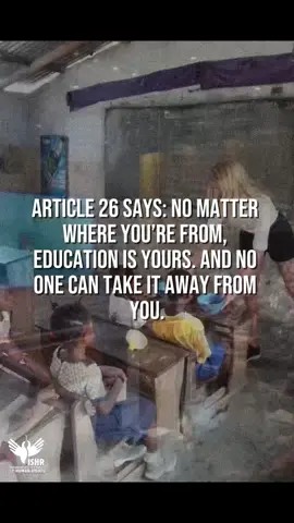 Every child deserves a chance to learn. #article26 #humanrights #righttoeducation #socialjustice #youthrights #fypシ #fypage 