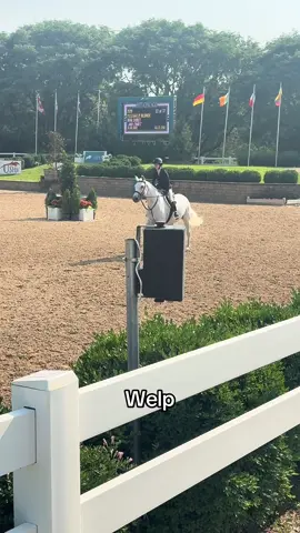 Okay so, I suck and I act like a 3 year old effing child. I just want to do better by my horse but in the moment I’m so insanely stupid. #eq #horses #equestrian #hunterjumper #burnettfarms #showjumping #lextoccino 