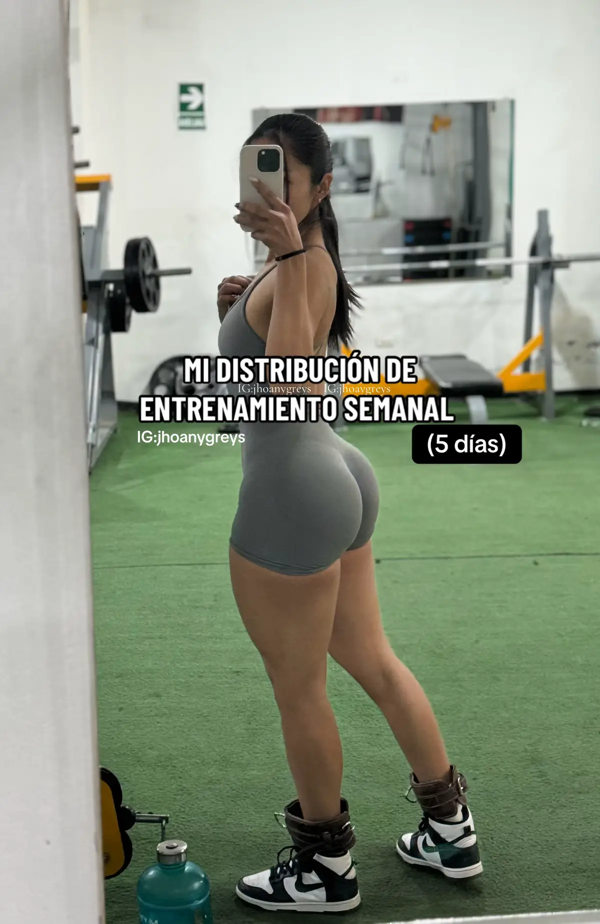 Te dejo más detalles en mi ➡️ IG:jhoanygreys  #Gym #rutinas #glute #Fitness #girls #GlowUp #gymrat #gluteos #girls #worktout 