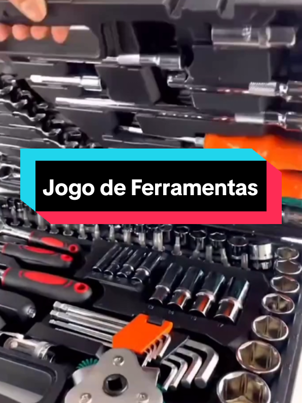 Confira 40 Peças / 46 Peças Jogo De Chave Catraca Caixa De Ferramentas Completa Reversível Soquetes Maleta com 72% de desconto! #maleta  #kit #ferramentas 