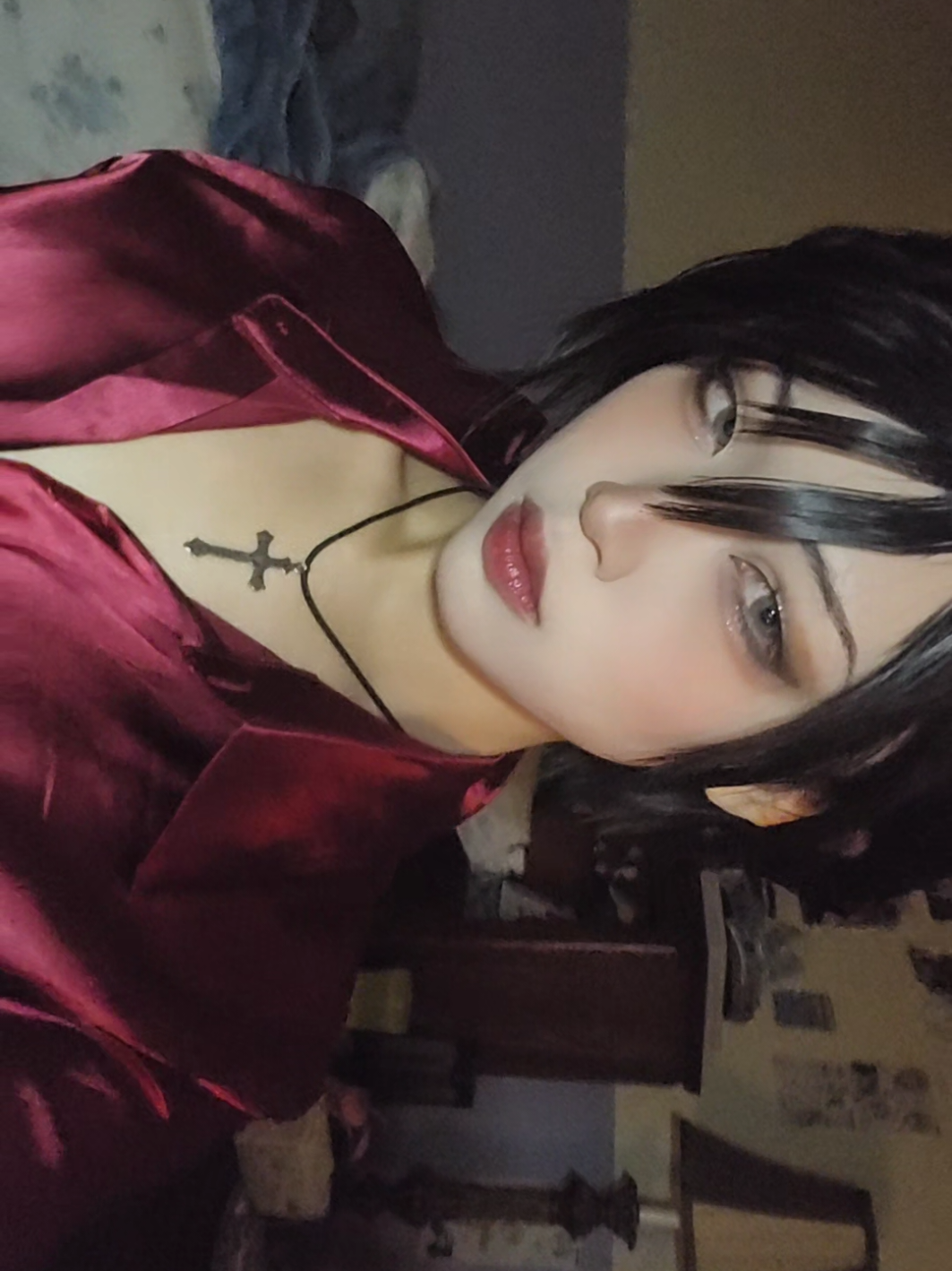 should do her og re4 look with this wig tbh #ada #adawongcosplay #adawong #re6 #residentevil6 #residentevil6cosplay #residentevil #cosplay #fypシ 