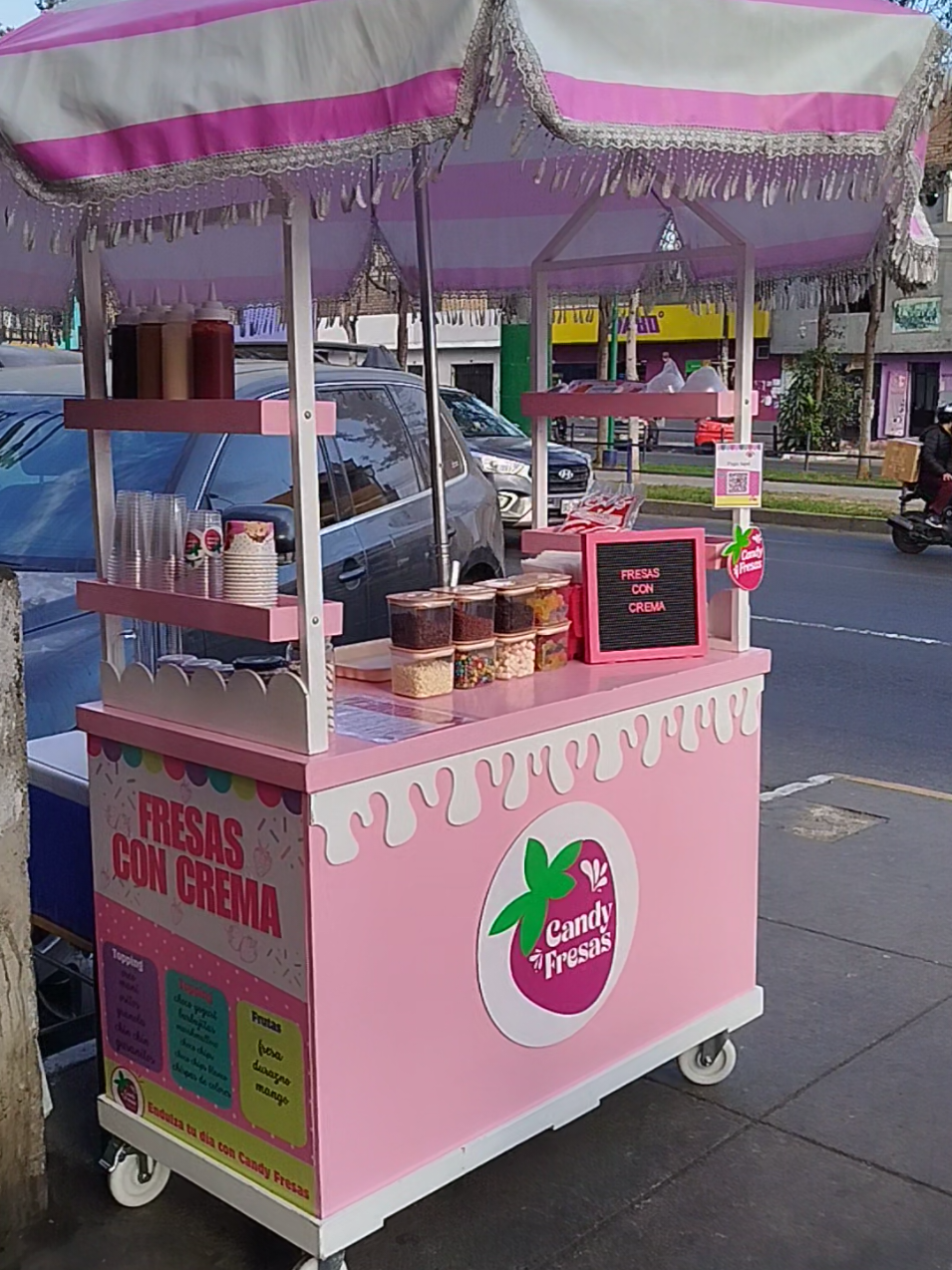 🚨AV PERÚ 2290 SMP🚨 FRESAS CON CREMA 🍦🍓  CANDY FRESAS 🩷🫶🏻✨ #lima #smp #peru #avperu2290smp  #fresasconcrema 
