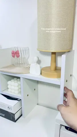 Me romanticizing my desk after buying this 🤭 #deskorganizer #deskshelf #desktop #organizer #foryoupagе 