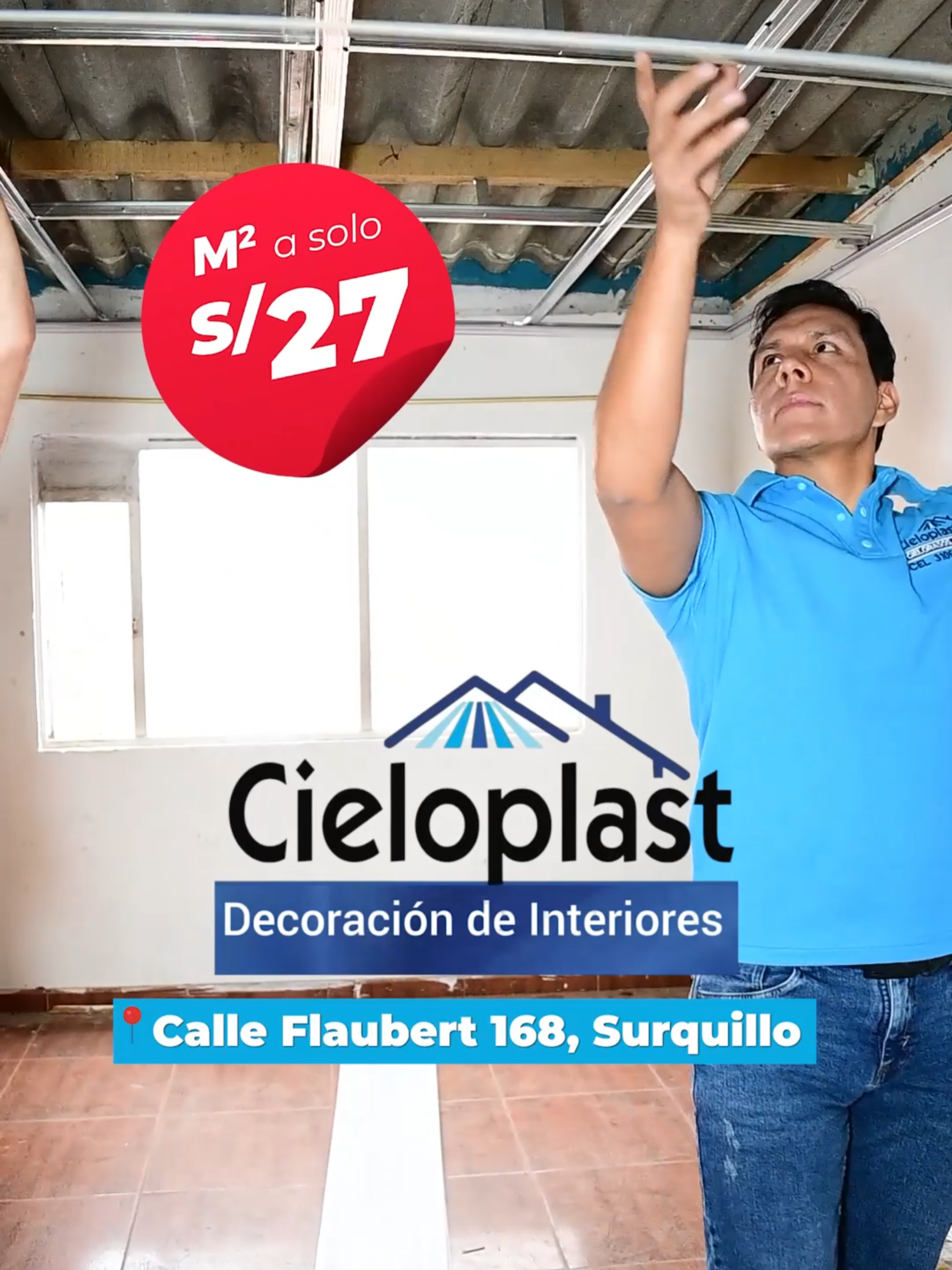 ✨ Así de hermoso luce tu techo con Cieloplast Perú ✨ ¿Buscas un acabado moderno y resistente? Entonces el Cielo Raso de PVC es para ti 🙌 ✅ Acabado espectacular. 🔧 Fácil instalación. 📏 Medidas: 5.80 m de largo x 0.25 m de ancho. ⚙️ Espesor: 7 mm. 💸 ¡Todo esto a solo S/27 el m²! Renueva tu hogar con estilo y durabilidad 💪 📞 Escríbenos y cotiza hoy mismo 📱 +51 946 526 494 📍 Encuéntranos en: Calle Flaubert 168, Surquillo, Lima, Perú. #CieloRasoPVC #renuevatuhogar #Cieloplast #Decoración #ConstrucciónInteligente