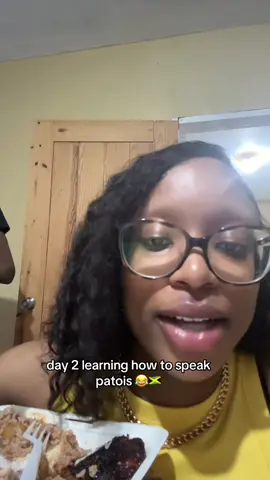 auntie said i was supposed to say nyam 🤣🤣 #fyp #patois 