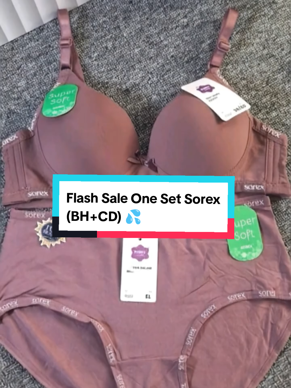 Yang lagi nyari isi seserahan wajib beli ini sihhh😜💦 #underwearwanita #sorex #womenunderwears #celanadalamwanita #bhtanpakwat #onesetmurah #pakethemat #tiktokshopindonesia 