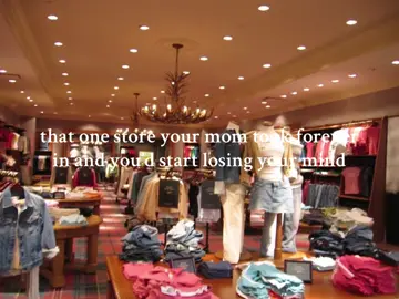 didn’t have anything to entertain yourself with so you’d just start walking around and feeling the textures of the clothes and daydream #fentysuperbrandday #fyp #fy #2000snostalgia #shopping #childhoodmemories #jcpenney #sears  #mall 