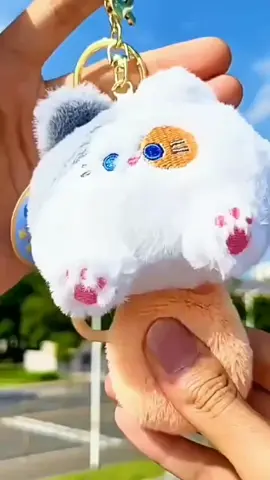 Cute Cat Cartoon Keychain Plus#goodthing #foryou #tiktokshop #fyp 