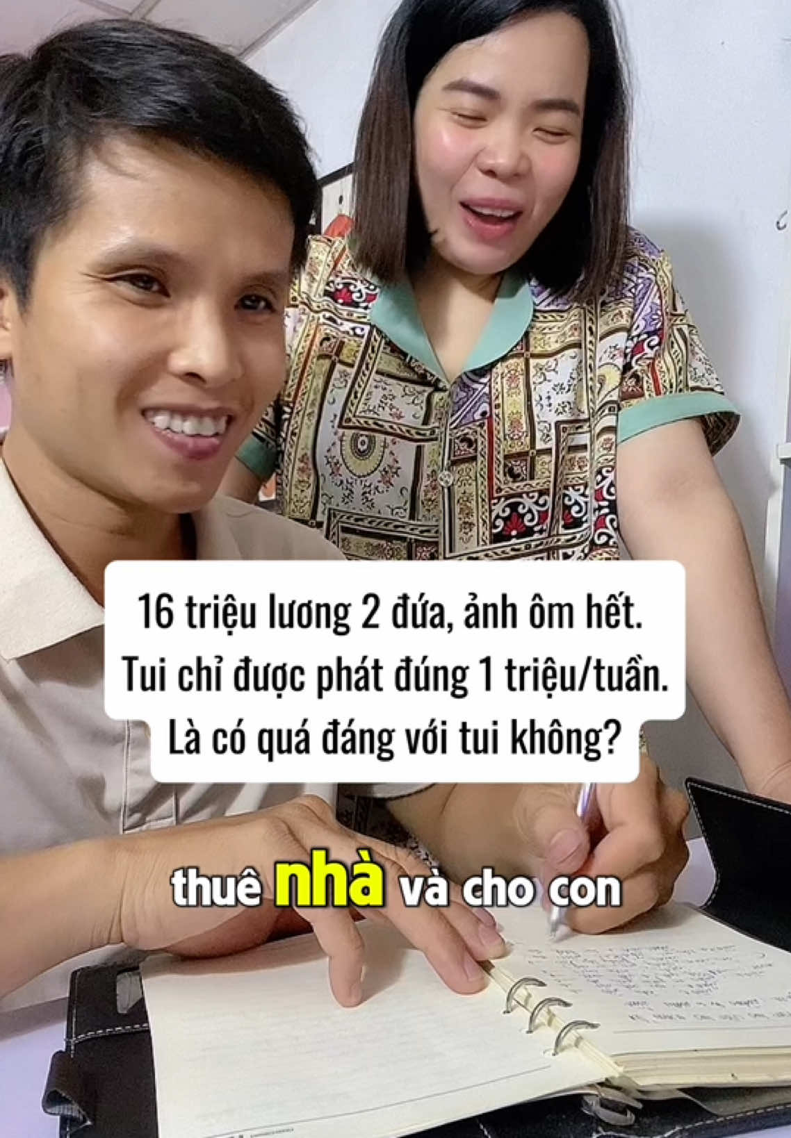 Phân chia chi tiêu trong gia đình như này mấy bà thấy có hợp lý không?  #nhanhsongcham #gaimientay #quanlychitieu #LearnOnTikTok #xuhuong 