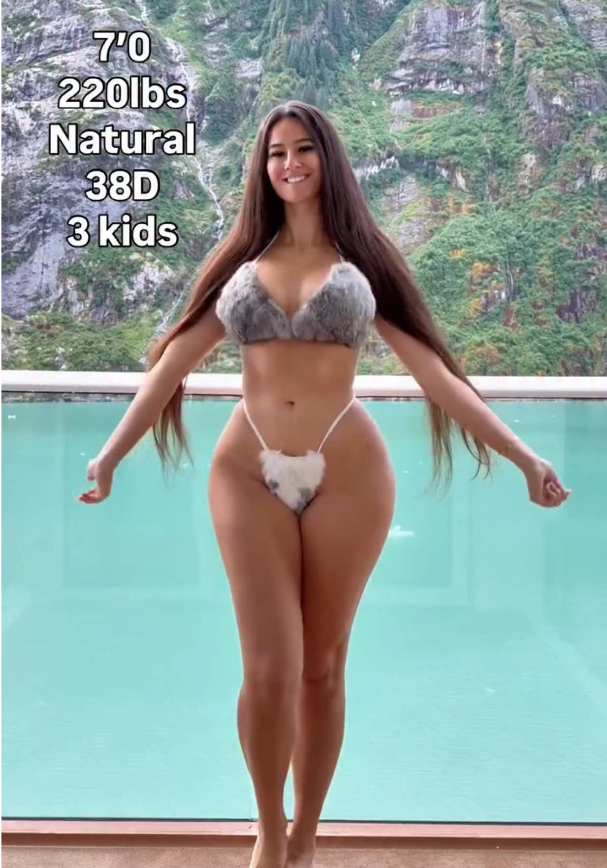 All are true except one, which one?🤗 #alaska #swimsuit #tallgirl #plussize #bodypositivity 