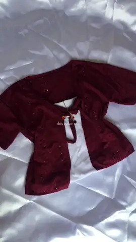 sobrang nakakaputi ang color 😍❤️ #cardiganshortsleeve #burgundytop #fyp #miccaaffiliate #miccafashion #miccatop #tiktokaffiliate 