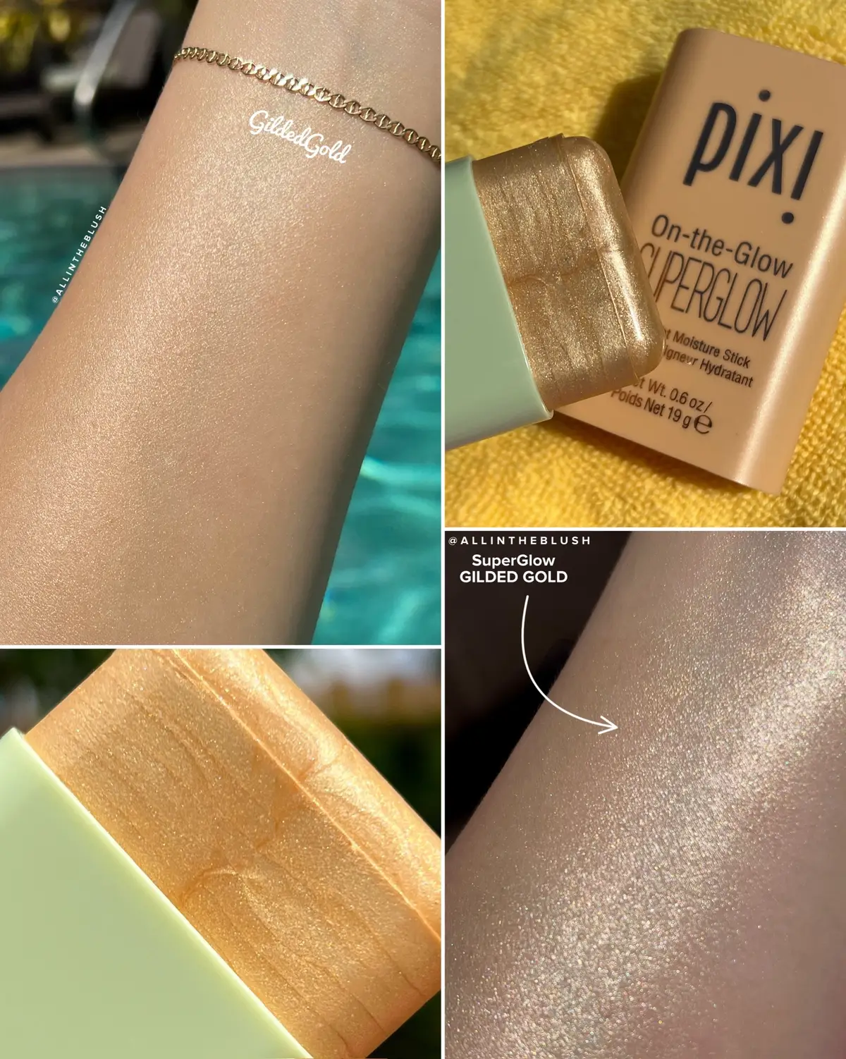 Singing Beyonce’s Austin Powers🎶while admiring @Pixi Beauty’s “GildedGold” SuperGlow Moisture Stick✨ Available in 4 shades! Shop this must-have in my bio (“Shop My Feed”🔗tree in bio)🤍 #pixibeauty #highlighter #superglow #highlighterswatches #affordablemakeup #ontheglow 
