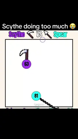Scythe is THE parry god #weaponball #earclacks #weaponballbattle #scythe 