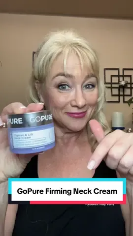 GoPure firming neck cream has made a huge difference in reducing the appearance of my fine lines and wrinkles in my neck. I started seeing improvement after three weeks of using it twice a day, however, these are my results and your results may vary. #gopure #gopurebeauty #skincare #skincareroutine #matureskin #matureskincare #firmingcream #skincareover40 #skincareover50 #gopureneckcream #firmingneckcream #hydratingskincare #backtoschool #backtoschoolshopping #BeautyTok #beautyroutine