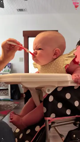 Funny reaction of babies when eating🤣#tiktok #funny #funnyvideos #foryou #baby #cutebaby #fyp 