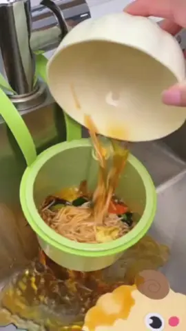 只需在水龙头上挂上这个#沥水篮 剩饭剩菜都能过滤残渣，不再堵塞水槽了！#水龙头沥水篮 #水槽沥水篮 #过滤篮#厨房好物