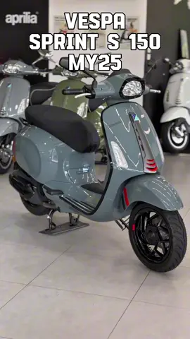 VESPA SPRINT S 150 I-Get ABS MY25 สีใหม่ สีเทาตัดด้วยสติกเกอร์สีส้ม สวยลงตัว  #เวสป้าดิว่ะ🛵 #vespa #sprints150 #sprint150 #sprint150my25 #เวสป้าสีใหม่ 