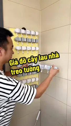 Giá đỡ cây lau nhà treo tường #giadocaylaunha #giadocaylaunhatreotuong #dogiadungtienich #dogiadung #trending 