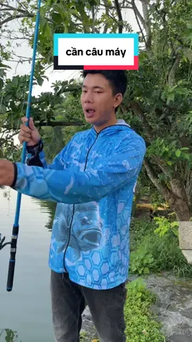 cần câu máy , cần câu lure , cần câu máy đứng cho anh em tập câu . #cancauca #cancaulure 