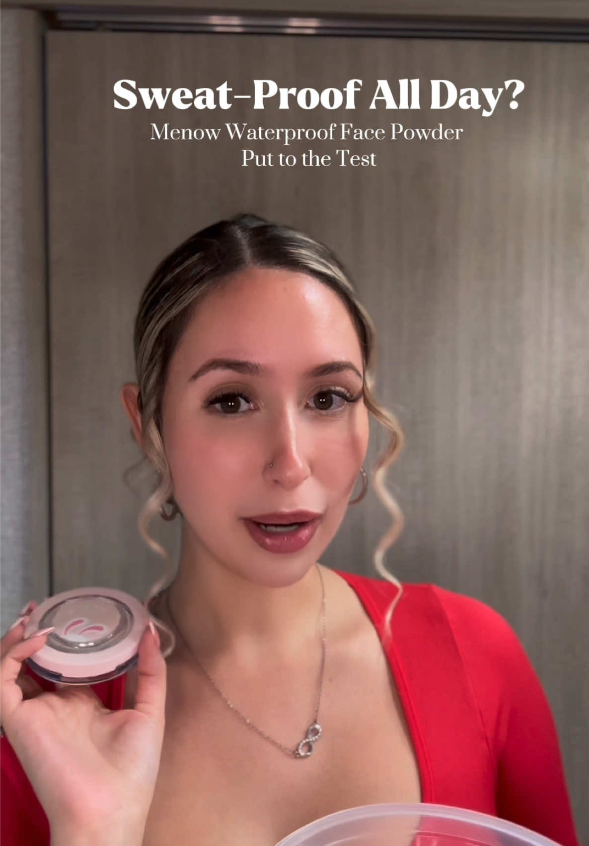 Waterproof magic in a compact 💫 Menow Face Powder review! #summermakeup#OilySkin#oilcontrolpowder#powder#oilcontrol#facepowder#aterproofpowder  @MENOW US 