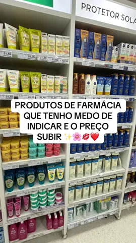 Produtos de farmácia que tenho medo de indicar e o preço subir ✨🌸💋❤️ #pele #beleza #protecao #dicasdebeleza #pelelimpa #hidratante #achadinhosdafarmácia #produtinhosdefarmacia  @Erifarma - Cuidados com a pele  @Erifarma - Cuidados com a pele  @Erifarma - Cuidados com a pele 