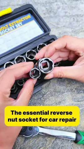 #14-piece impact bolt and nut remover set#Bolt extractor