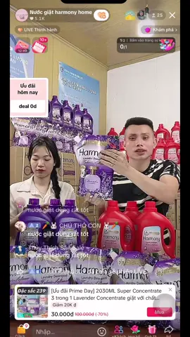 Tranh thủ vào live săn nhà các bác #nuocgiatxa #nuocgiatharmony #nuocgiatcaocap #nuocgiat #