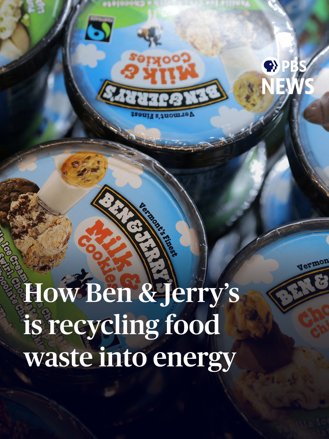 It may sound like the stuff of sci-fi movies, but diverting food waste from the landfill and converting it into electricity has become a real thing. William Brangham visited Ben & Jerry’s Vermont ice cream factory and the operations next door to find out how it works. #pbsnews #newshour #pbsnewshour #foodwaste #benandjerrys #Sustainability