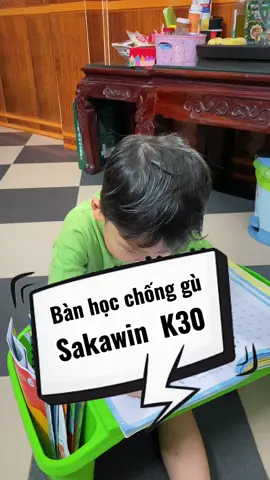 Bộ bàn học chống gù, chống cận sakawin k30. #banhocchongcan #banhocchonggu #sakawink30 #haiduynhat 
