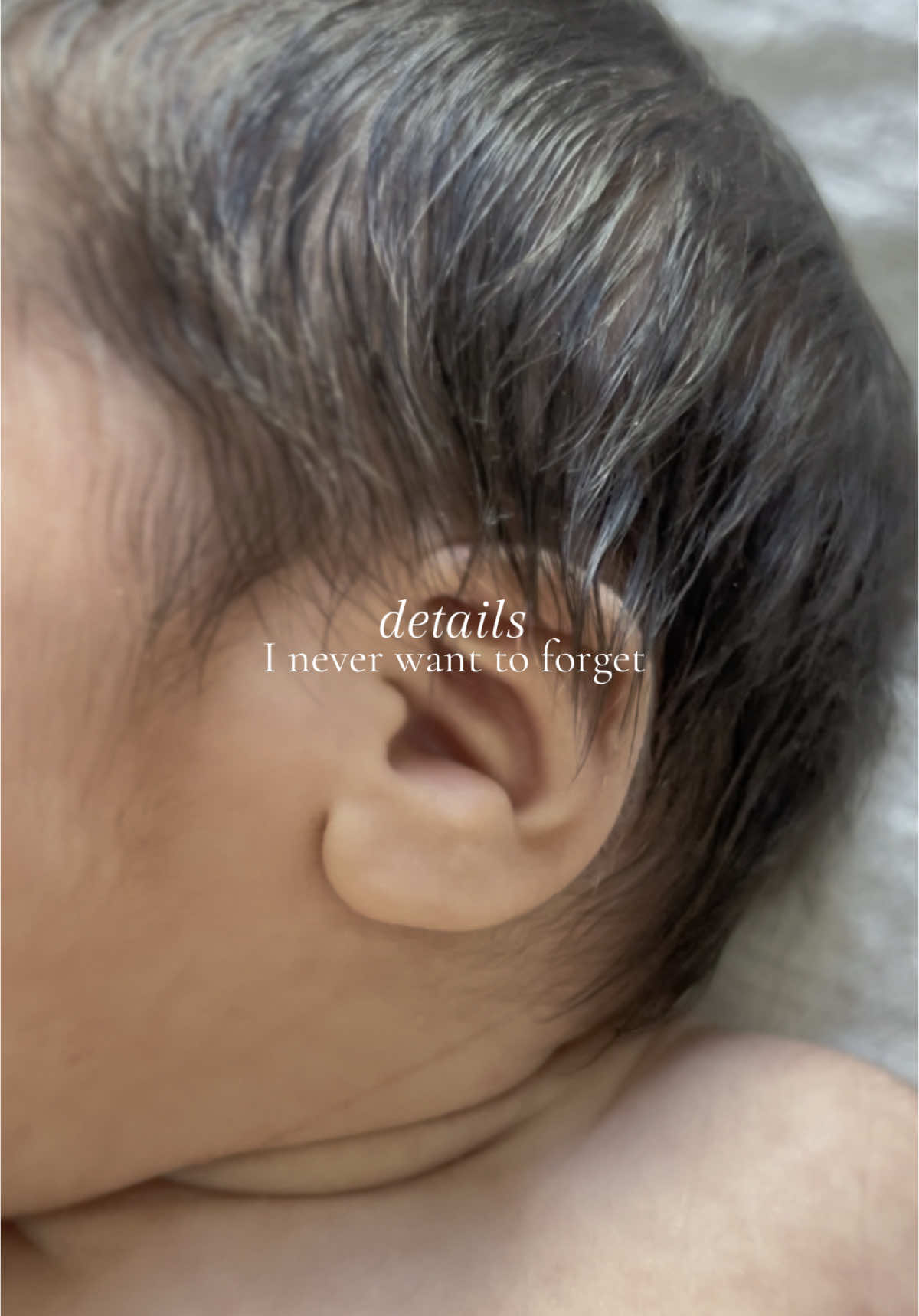 details of my sweet girl i never want to forget 🐚🎀🫧 #newborn #newborndetails #newbornbaby #momlife #MomsofTikTok #babiesoftiktok #foryou #foryoupage 