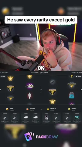 He saw every rarity except gold #kickstreaming 