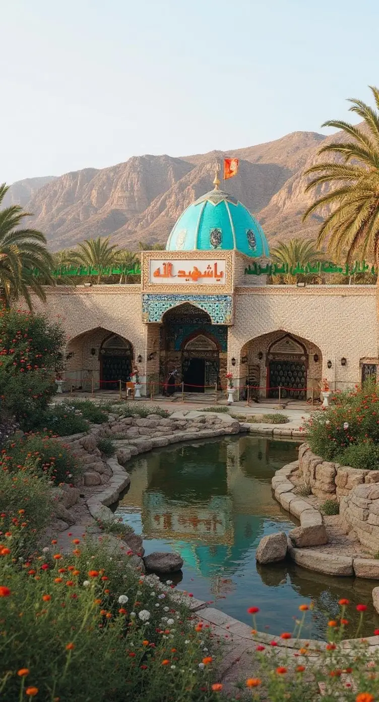 السَّلَامُ عَلَيْكَ يَا شَهِيدَ اللهِ السَّلَامُ عَلَيْكَ يَا وَلِيُّ اللَّهِ السَّلَامُ عَلَيْكَ يَا دَاعِيًا إِلَى اللهِ السَّلَامُ عَلَيْكَ يَا نَاصِرَ اللَّهِ السَّلَامُ عَلَيْكَ يَا نَاصِرَ رَسُولِ اللهِ السَّلَامُ عَلَيْكَ يَا نَاصِرَ ولي اللهِ السَّلَامُ عَلَيْكَ يَا نَاصِرَ أَحبَابِ اللهِ السَّلَامُ عَلَيْكَ يَا نَاصِرَ دِينِ اللَّهِ السَّلَامُ عَلَيْكَ يَا نَاصِرَ مَذْهَبِ اللهِ السَّلَامُ عَلَيْكَ يَا مُذَكِّرًا بِأَيَّامِ اللَّهِ السَّلَامُ عَلَيْكَ يَا هَادِيًا لِطَرِيقِ اللهِ السَّلَامُ عَلَيْكَ يَا مُحْيِي حَوْزَةِ اللَّهِ السَّلَامُ عَلَيْكَ يَا ذَاكِرًا للهِ السَّلَامُ عَلَيْكَ يَا نَاشِرَ مَعْرِفَةِ اللَّهِ، السَّلَامُ عَلَيْكَ يَا نَائِبَ وَلِيِّ اللَّهِ السَّلَامُ عَلَيْكَ يَا مُتَمِّمَ خُلُقٍ رَسُول اللهِ السَّلَامُ عَلَيْكَ يَا زَاهِدًا بِزُهْدِ وَلِيِّ اللَّهِ السَّلَامُ عَلَيْكَ يَا مُذِلَّ أَعْدَاءِ اللَّهِ السَّلَامُ عَلَيْكَ يَا نَاطِقَا بِالْحَقِّ لِلهِ السَّلَامُ عَلَيْكَ وَعَلَى نجليكَ الْمُصْطَفَى وَالْمُؤْمَّلِ الْفَانِينَ بِكَ لِلهِ السَّلَامُ عَلَى مُحَمَّدٍ الصَّدْرِ، وَالسَّلَامُ عَلَى نَجْلَاءِ مُحَمَّدٍ الصَّدْرِ، وَالسَّلَامُ عَلَى الْمُسْتَشْهَدِينَ بَيْنَ يَدَيْ مُحَمَّدٍ الصَّدْرِ، وَالسَّلَامُ عَلَى أَنْصَارِ مُحَمَّدٍ الصَّدرَ الَّذِينَ اتَّبَعُوهُ بِإِحْسَانٍ إِلَى يَوْمِ الدِّينِ إِلَى يَوْمِ الظُّهُورِ الْمُقَدَّسِ، وَرَحْمَةُ اللهِ وَبَرَكَاتُهُ.