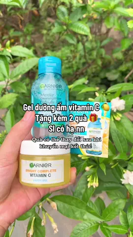 Gel dưỡng ẩm Garnier #gelduongam #duongam #capam #garnier 