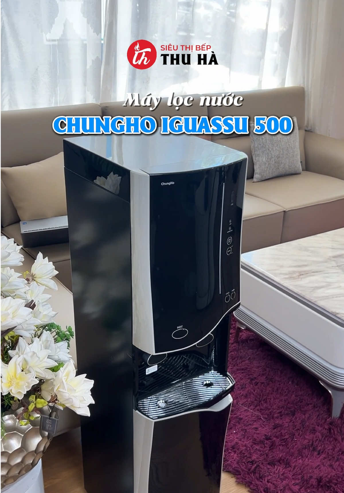 ⚠️Nước đun sôi không hề an toàn như bạn nghĩ‼️ Sự thật là đun sôi chỉ diệt vi khuẩn, còn kim loại nặng và cặn bẩn vẫn còn nguyên. Đó là lý do máy lọc nước ChungHo Iguassu 500 là lựa chọn của các gia đình hiện đại. ##sieuthibepthuha##chungho#maylocnuoc #noithatthongminh #thietkenoithat #donghoi #quangtri 