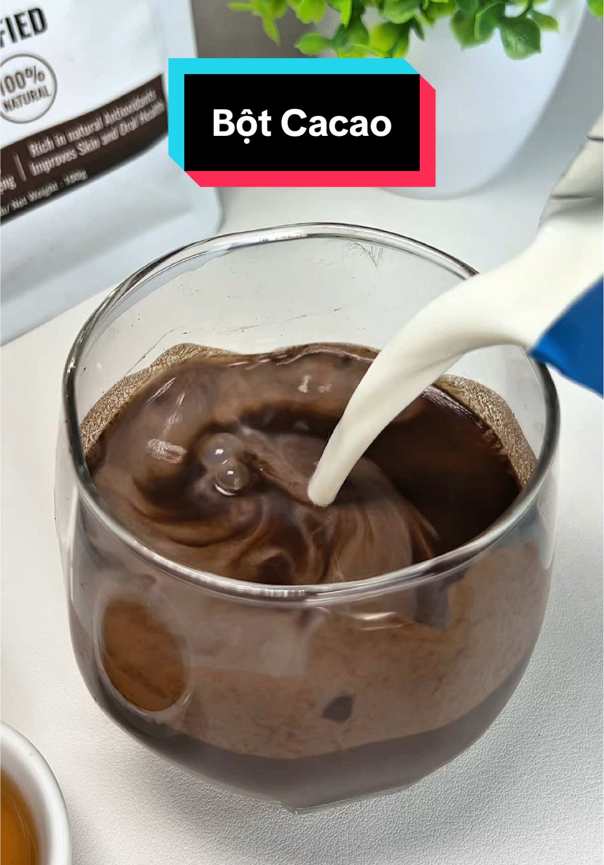 Dây là cái cách mà mình pha ca cao, vừa ngon mà lại tốt #cacaonguyenchat #botcacao #fyp 