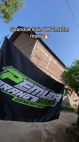 Spanduk kain ukuran 2mx1m ready🔥#banner #masukberada #pati #fypシ゚ #xybca 