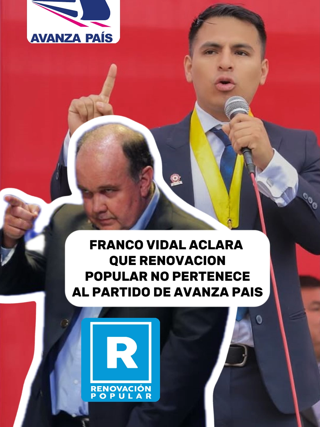 Aclarando el tema de partidos avanza pais y renovacion popular. #partidospoliticos #avanzapais #renovacionpopular #fyp #francovidalalcalde #porkyalcaldedelima  #fyppp #lima