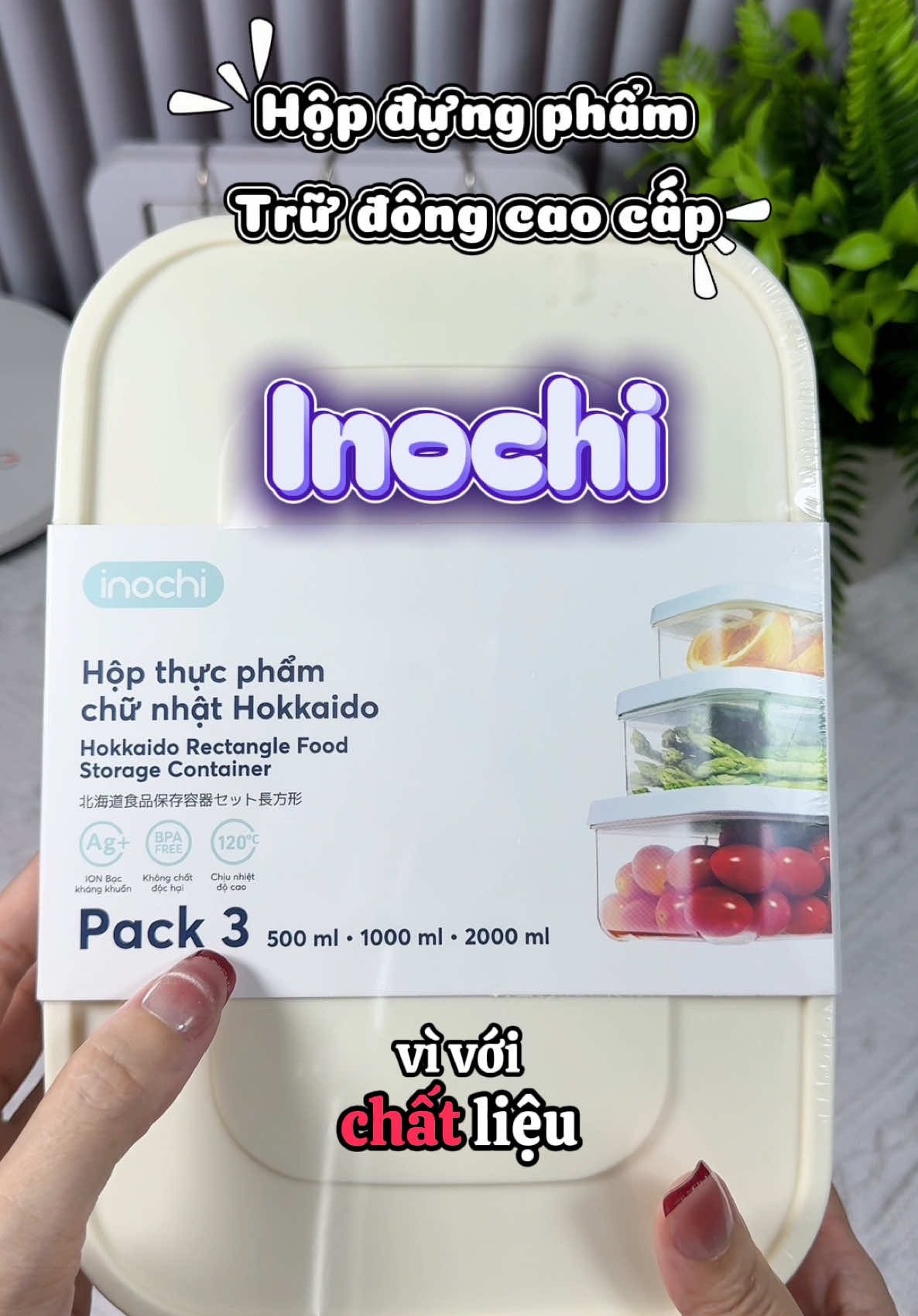 Hộp nhựa inochi cao cấp#viral #xuhuong #hopnhuainochi#hopdungthucphamdonglanh 