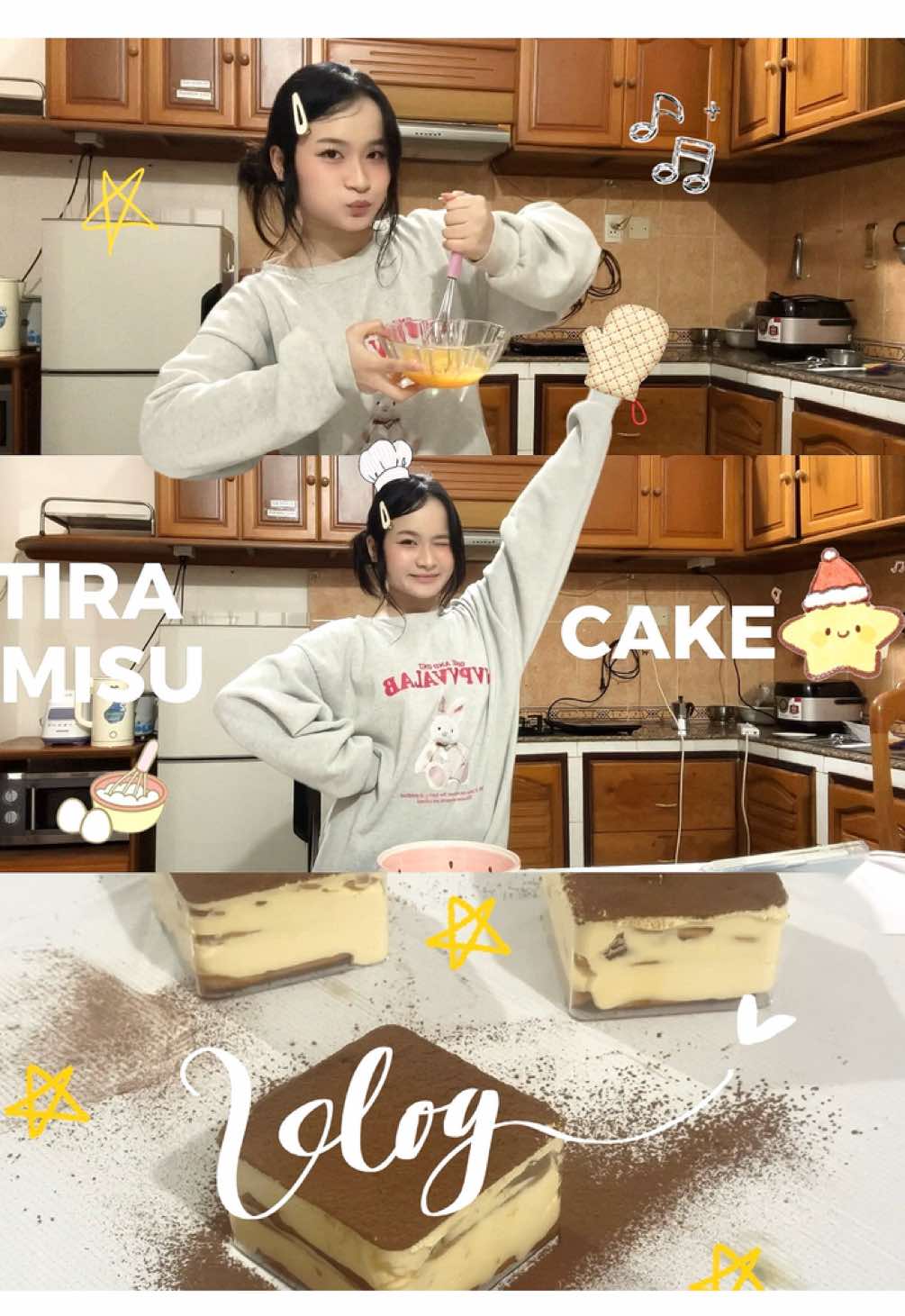 Làm bánh tiramisu cùng cổ nha ✌🏻 #tiramisucake #cake #hanz #Vlog #minivlog #lambanh  #tiramisu  [cre: Công thức bánh của @hangdungtrongbep 🫶🏻]